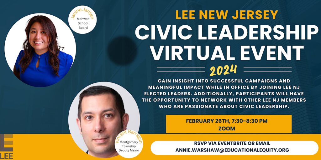 Civic Leadership Virtual Event Banner