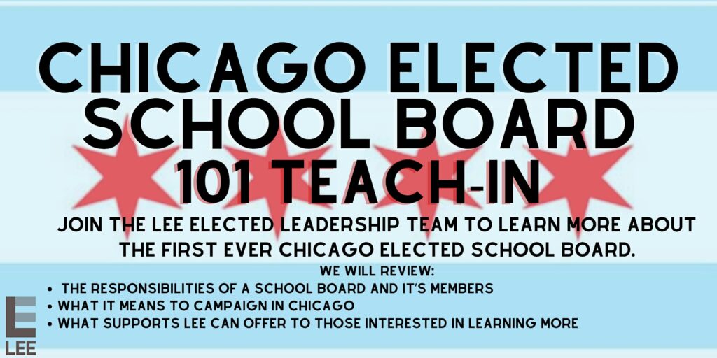 Chicago Elected School Board 101 Teach-In