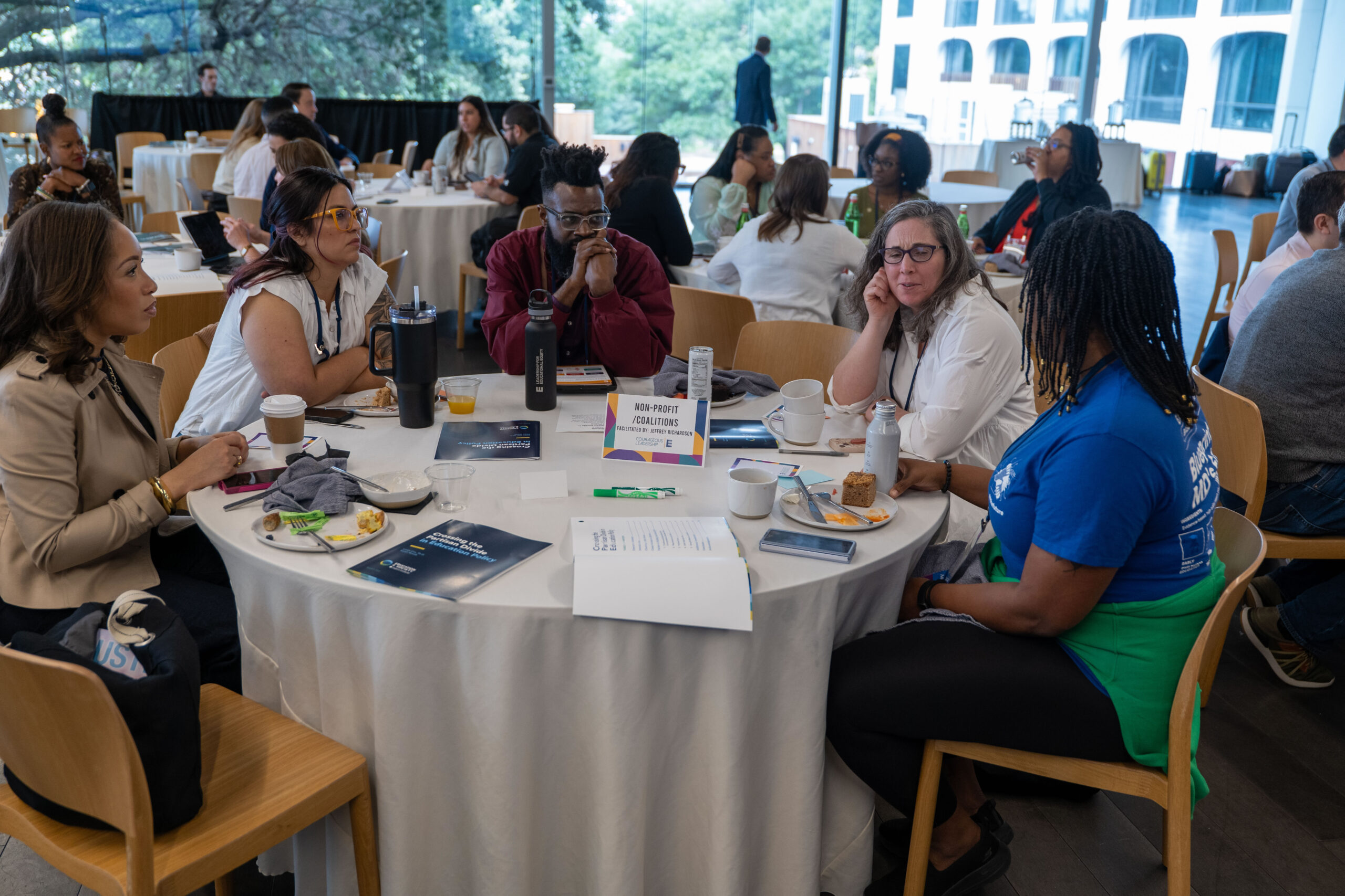 LEE Members During a Breakout Discussion at the Courageous Leaders Conference